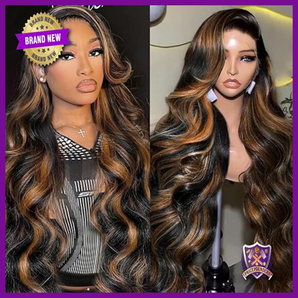 Human Hair Lace Front Wig Body Wave 26 Inch 200 Density Pre Plucked main image 5